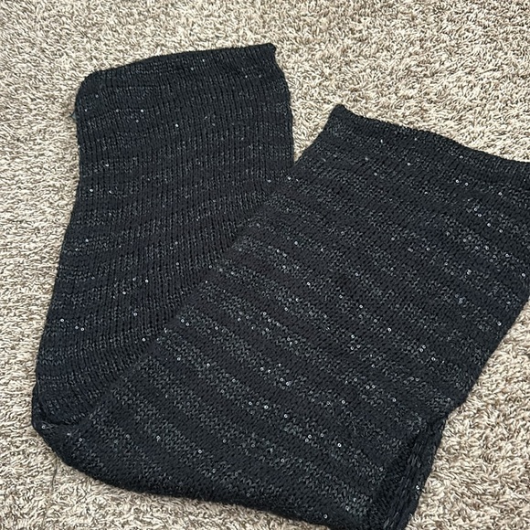 Bebe scarf - OS black sequin - Picture 5 of 6